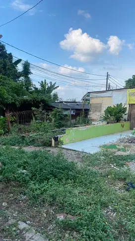 Kavling Jatisampurna, pinggir jalan cocok untuk usaha. Strategis.