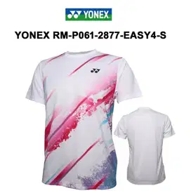 Kaos Jersey YONEX RM-P061-2877-EASY4-S WHITE ORIGINAL 100% Size S