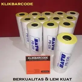 LABEL HARGA / KERTAS HAND LABEL DOBEL 2 LINE / PB220 / PB230