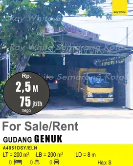 DIJUAL DAN DISEWAKAN GUDANG DI GENUK A4061