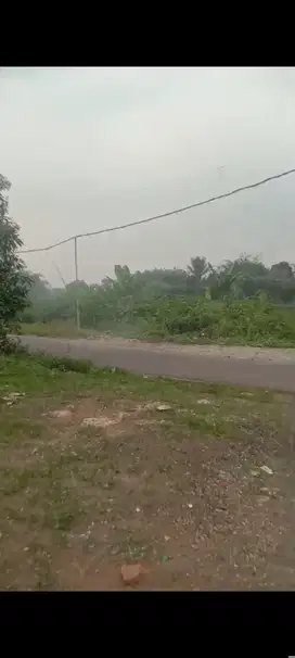 Dijual tanah kosong pinggir jalan raya zona industri