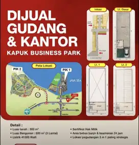 Gudang daerah kapuk kamal penjaringan jakarta utara