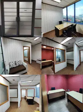 SEWA RUANG KANTOR GRAHA MUSTIKA RATU LUAS 54 SQM SEMI FURNISH