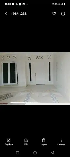 Rmh dikontrakan/disewakan per tahun,