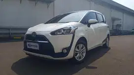 Pajak Panjang TDP 7JT Toyota Sienta 1.5 G Bensin-MT 2017 Putih