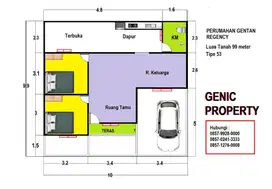 Di Jual Pesan Bangun & tersedia Siap Huni Baru di Timur Luwes Gentan