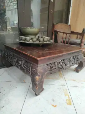 Meja Lesehan Jati Lawas