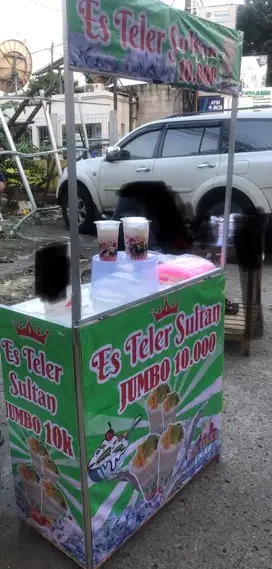 Meja lipat Jualan es