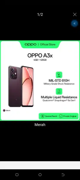FORE SALE Oppo A3 X