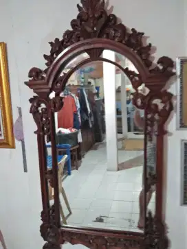 Cermin ukiran jati Jepara 2jt nego