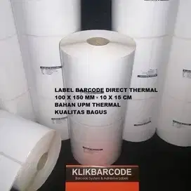 Label Barcode Resi 100 x 150 mm (Thermal) 300Pcs