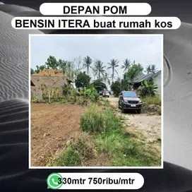 Tanah ITERA siap bangun LOKASI SANGAT STRATEGIS SEKALI.