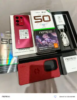Infinix Note 50 4G 8/256GB Bargundy Red