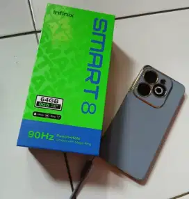 Infinix smart 8 ram 8/64 fullset no minus
