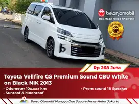 [ GARANSI 1TH ] Toyota Vellfire GS Premium Sound CBU 2013 2014