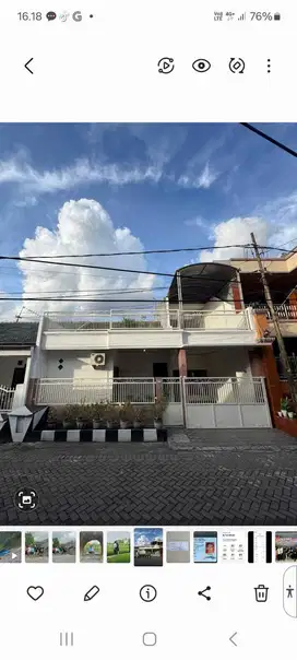 JUAL MURAH RUMAH PONDOK TJANDRA BELIMBING 2 LANTAI SHM