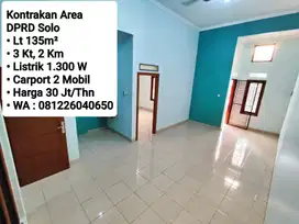 Sewa Rumah Area Jajar Dekat Kantor DPRD SOLO, Alila, Alana,Solo Square