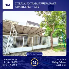 Rumah Citraland Taman Puspa Raya TPR dkt Gwalk Pakuwon Mall UC Kampus