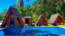 Tanah Kavling Villa Pondok Kayu Estetik dan Kebun Anggur di Harmoni
