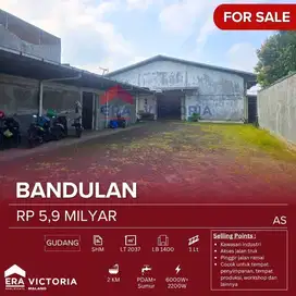 Gudang Dijual Kawasan Bandulan Kawasan Industri Akses Jalan Truk
