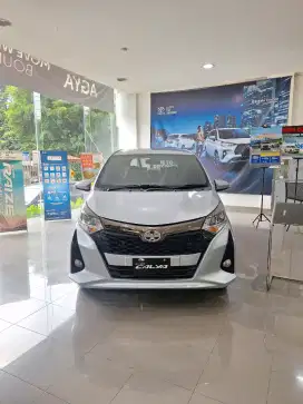 DP 6JT TOYOTA CALYA G MATIC 2025 KREDIT / MANUAL MT SILVER HITAM PUTIH