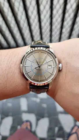 Hamilton American Classic 40 Mm RailRoad Automatic Gold Dial Alligator