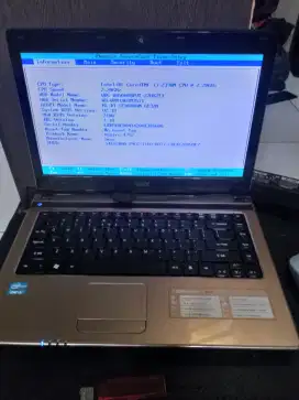 Acer aspire 4752 core i3 ram 3gb hdd 500 gb