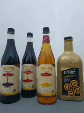 Tofico syrup dan davinci saos butterscoot