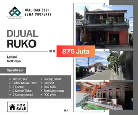Ruko di Golf Raya Ujungberung, Bandung - super strategis 800 jutaan