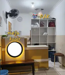 MEJA KASIR DAN RAK
