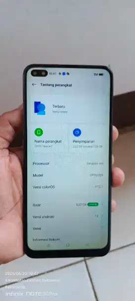 Opo  reno 4f  8+5/128  mnus udah gantian layar fp of