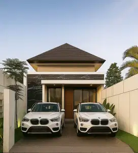 Rumah Modern Industrial di Purwomartani dekat Budi Mulia