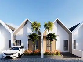 RUMAH MODERN GRATIS SEMUA BIAYA DI MOYUDAN