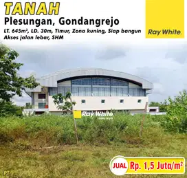 Dijual Tanah Siap Bangun di Plesungan Gondangrejo
