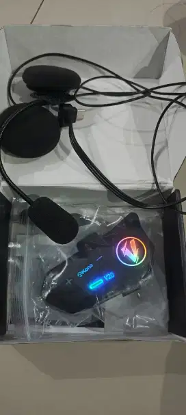 Intercom Helm Motor AKONA V20 Bluetooth Wireless Hands Free
