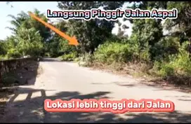 Tanah Sudut 636 M2 siap bangun di Desa Lanna Parangloe, Gowa