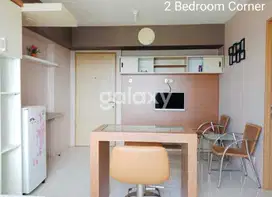 SEWA APARTEMENT EDUCITY 2 BEDROOM CORNER FURNIS