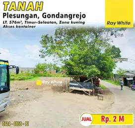 Dijual Tanah Zona Kuning di Plesungan Gondangrejo