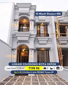 Rumah mewah 2 lantai Sukmajaya