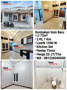 Sewa Rumah Area Solo Baru, Dekat The Park, Pakuwon, Cemani, Gentan
