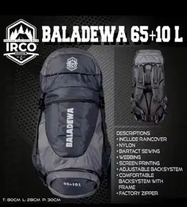Carrier Baladewa 65+10 Liter