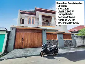 Sewa Rumah Area Manahan Solo, Dekat Alana, Alila, Solo Square, Manahan