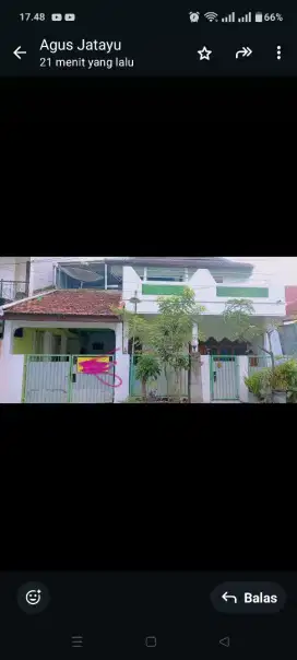 DIJUAL RUMAH TINGKAT MURAH SIAP HUNI. ROW JALAN 2 MOBIL LOSSS