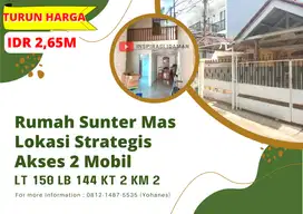 Rumah Sunter Mas Lokasi Strategis Akses 2 Mobil