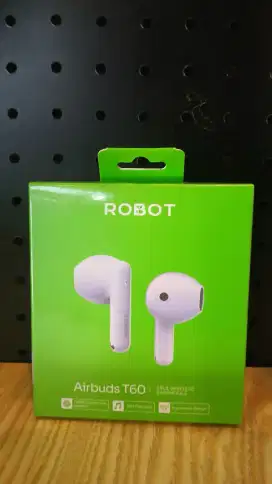 Robot Airbuds T60 TWS Half Ear Wireless Earbuds Earphone 13mm BT 5.3