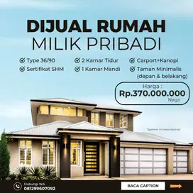 Dijual Rumah Pribadi