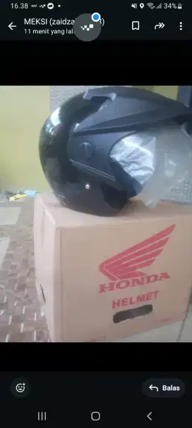 Helm honda asli