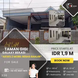 TAMAN GALAXY BEKASI SELATAN RUMAH 1 LT NYAMAN DAN DEKAT FASILITAS 336