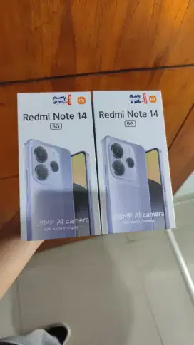 PROMO REDMI NOTE 14 5G  8/256 NEW SEGEL GARANSI