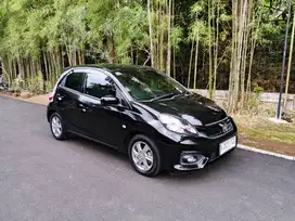 brio 2018 e matik hitam low km siap pakai